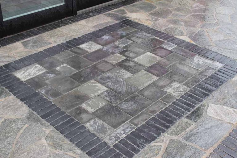 Planning Your Outdoor Living Space Stone Paver Patio vs. Stamped