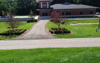 Landscape Remodel at Credit Union One in Traverse City Michigan