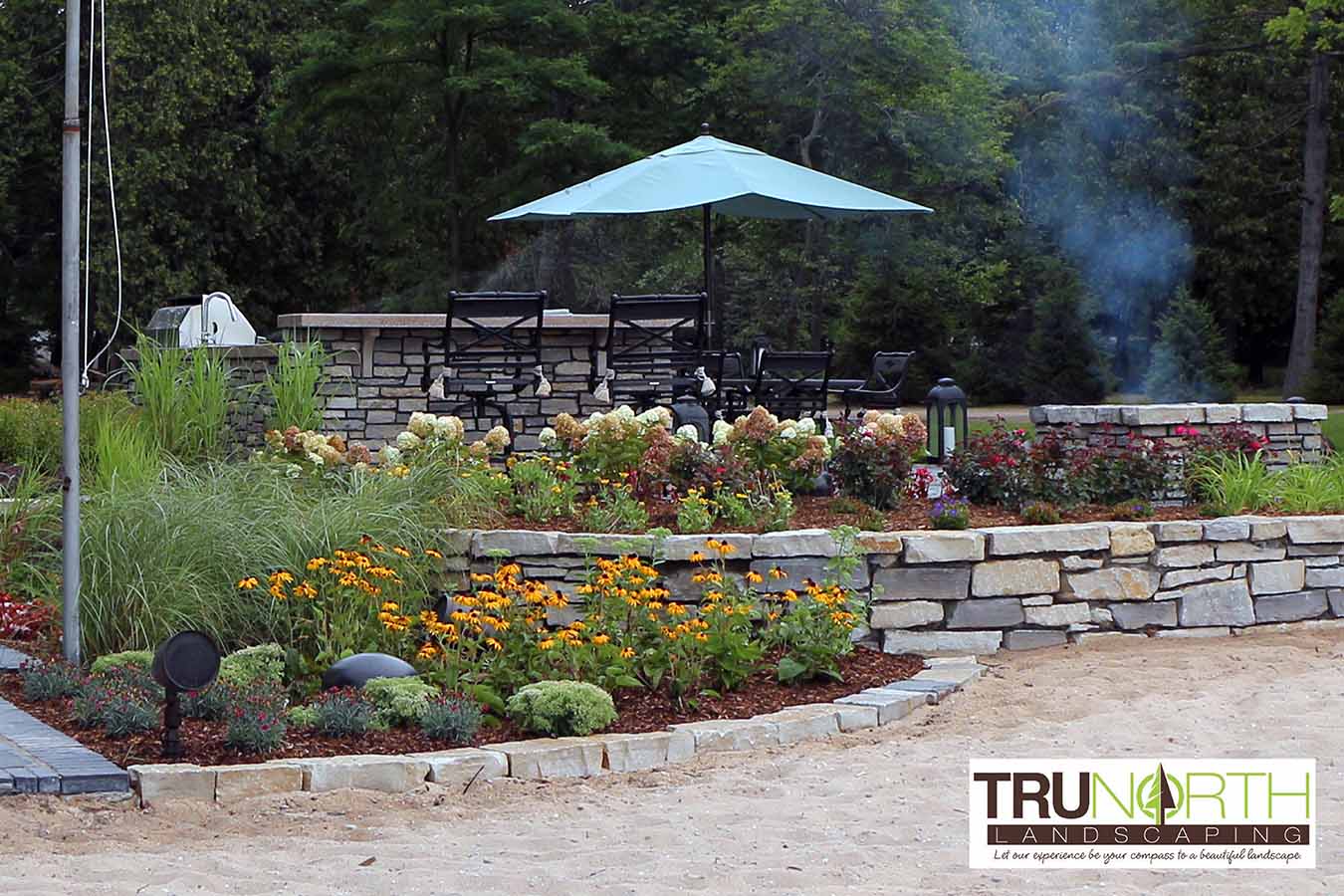 beach-landscape-lake-leelanau-wall-patio-flowers-garden-landscape-beds