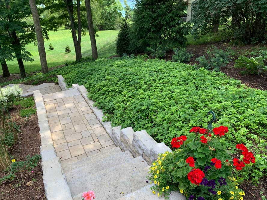 Ground cover and Patio/Steps at Northern Michigan Home