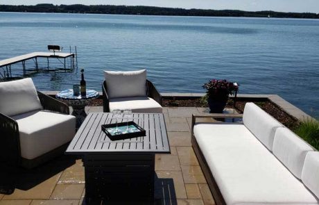 Outdoor Living space in Suttons bay michigan