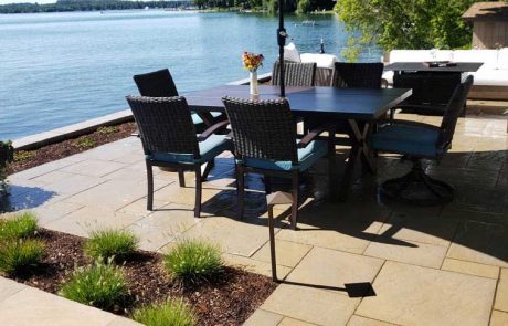Suttons Bay Michigan Backyard Remodel Paver Patio