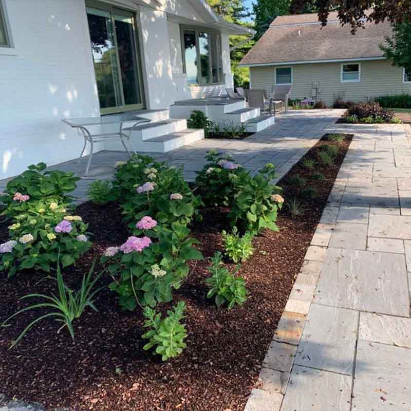 Walkway with Landscaping