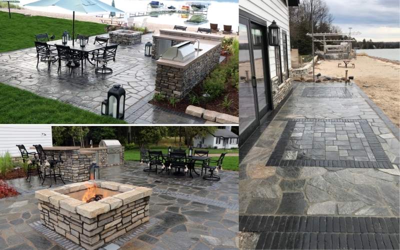 outdoor living with patios firepits and outdoor kitchen