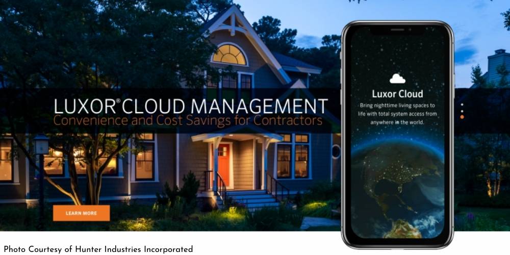 luxor cloud outdoor light management