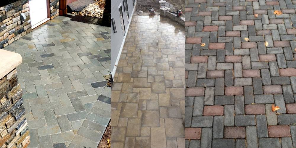 different paver patterns