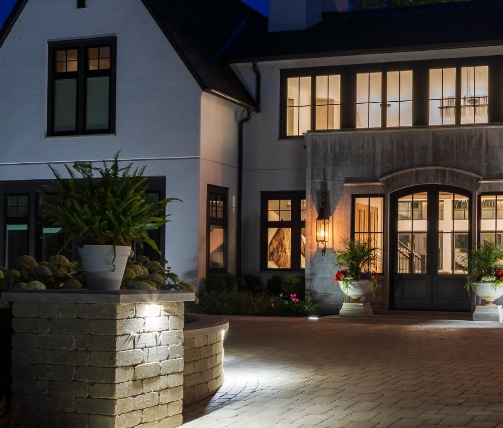 architectural column grazing lighting traverse city