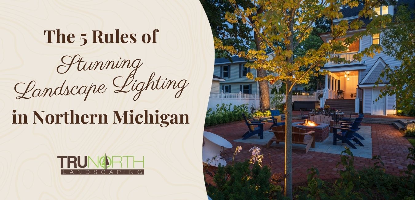 professional landscape lighting installation traverse city