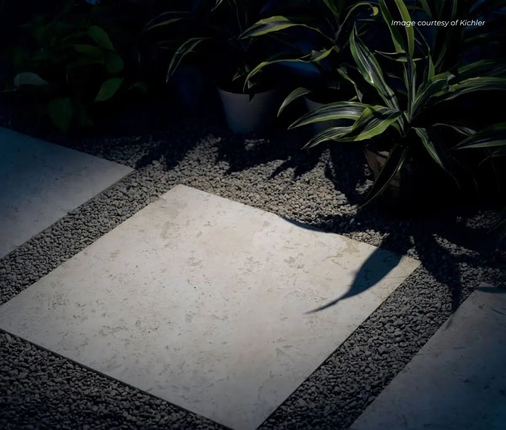 pure white landscape lighting