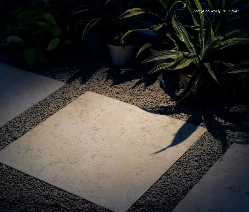 warm residential landscape lighting